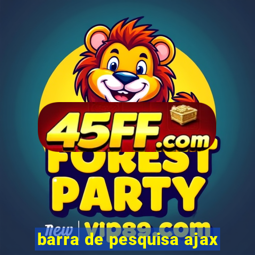 barra de pesquisa ajax